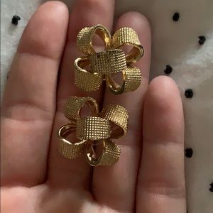 Lilly Pulitzer Gold Bow Earrings